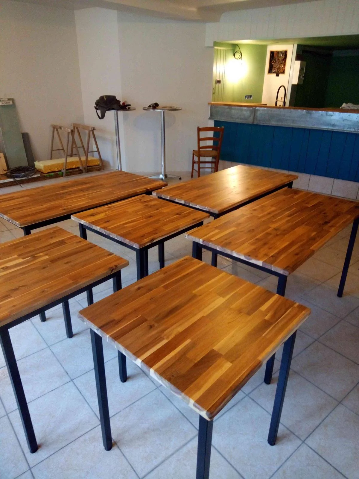 Le mobilier se prépare
