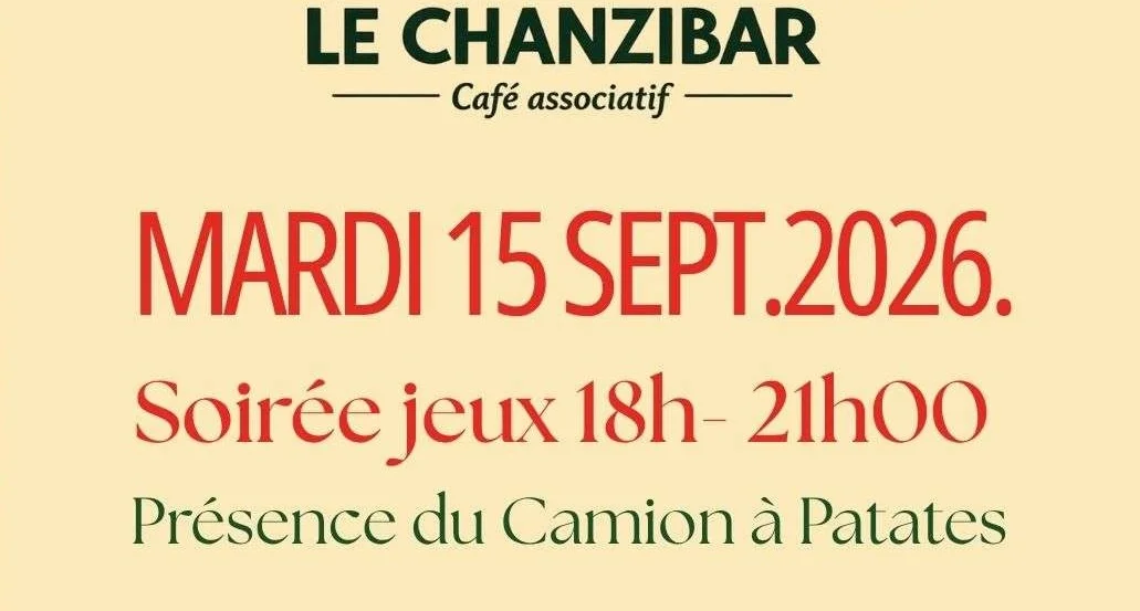 Démarrage des soirées jeu au Chanzibar